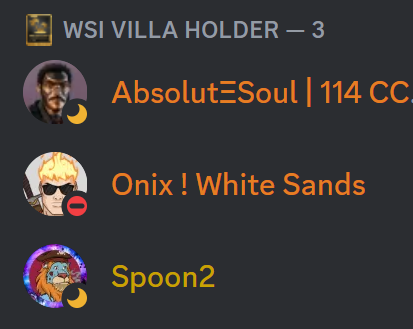 whitesandsgame's tweet photo. Introducing the new Villa Holder Role in our Discord:

💎 Higher Status 
🎉 Extra Entries in Giveaways 
🎮 Weekly Live Stream with @AdonisHytopian for HYTOPIA Insights

Go join Discord and claim your role! https://t.co/Fb4RmVHg0w