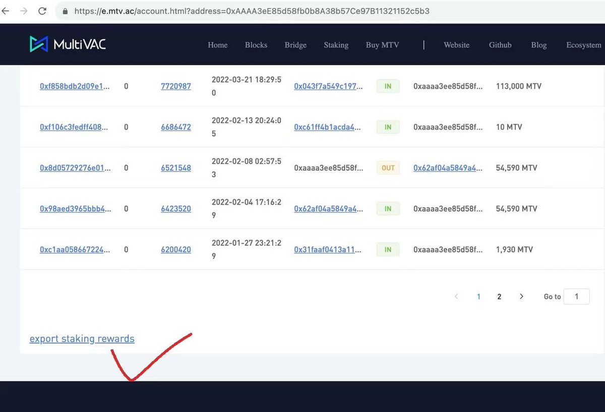 😉We've listened to our community members' feedback and are excited to announce the update of the 'Reward Record Export' feature on the mainnet staking page. Simply find the export button at the bottom left corner of your account page. If you encounter any issues during…