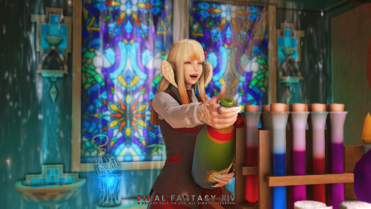 0J_FFXIV's tweet photo. Emoさんの新店『Bar Emotion』にお邪魔しました。
前店の和の感じからガラッと雰囲気が変わった大人のBarでお洒落でした。
Emoさん新店OPENおめでとうございます!オヤスミ~
#FF14 #BarEmotion https://t.co/1BFQJUw14I