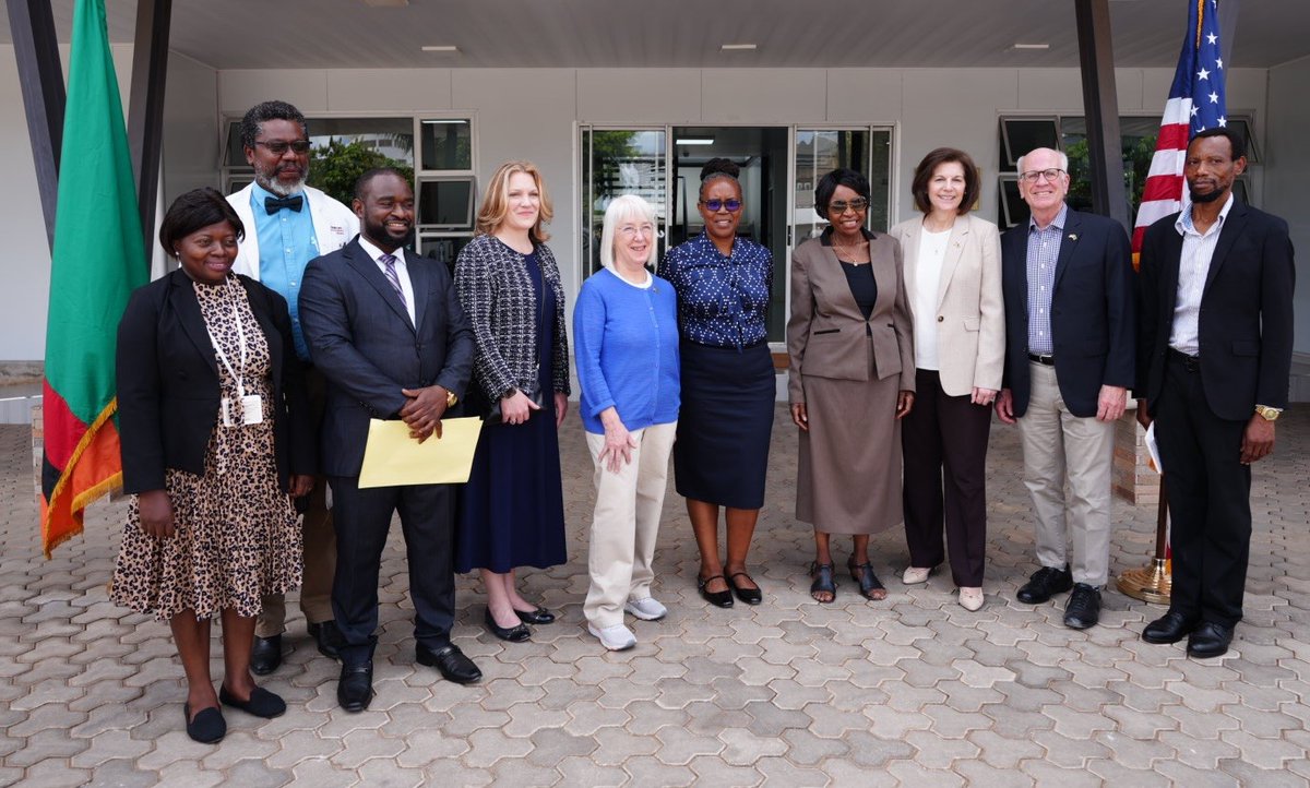 In Zambia, Deputy Secretary Palm joined the U.S. Congressional delegation to tour the University Teaching Hospital. During her visit, she learned about the impact of the partnership between the hospital & HHS, which has produced several health programs to support health equity.