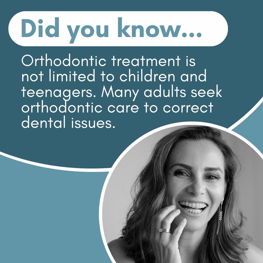 It's never too late for a perfect smile! 😃 Orthodontic treatment is for everyone! DR. SIMON OFFERS SEVERAL DIFFERENT OPTIONS FOR STRAIGHTENING YOUR TEETH!! #OrthodonticTreatment #PerfectSmile #NeverTooLate