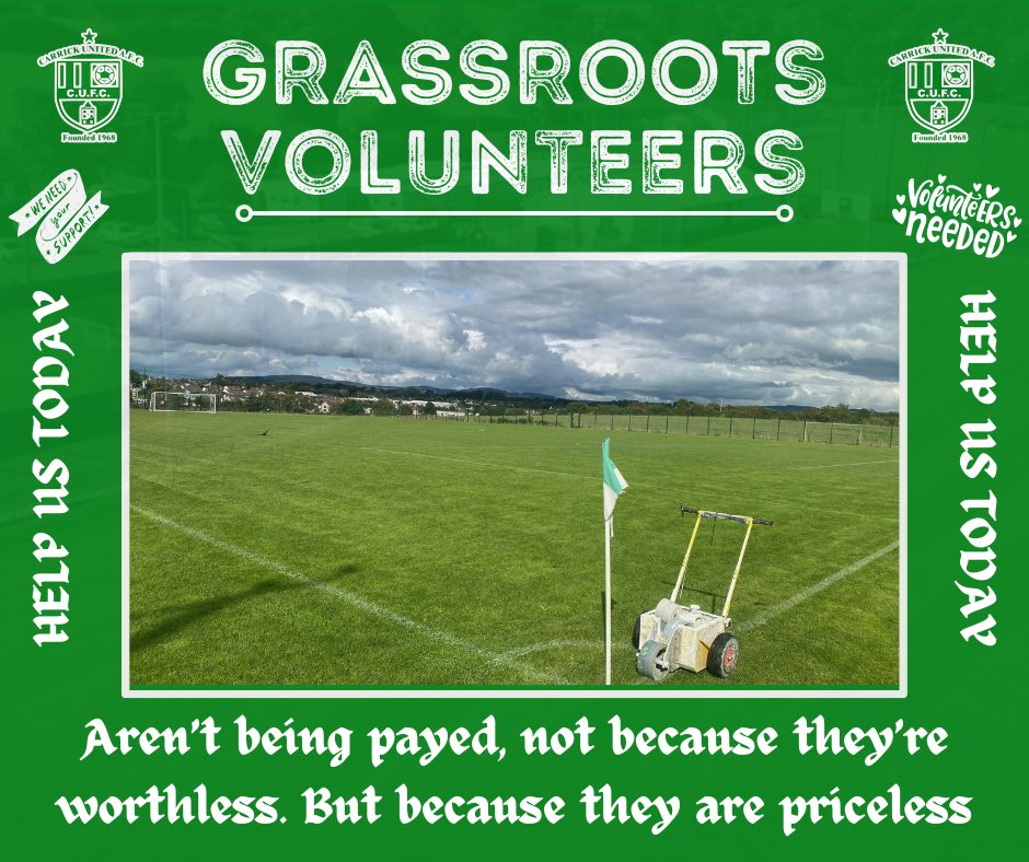 Whether it’s 1 hour a week, or multiple hours you can make a difference. Coaching, training or grounds work many hands make light work.