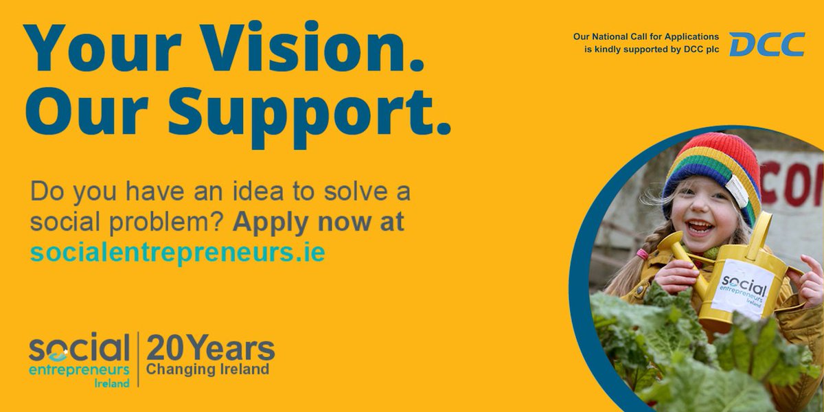 Social Entrepreneurs Ireland have five places and €100,000 available on their 2024 Impact Programme - a nine-month accelerator supporting developing-stage social entrepreneurs to create lasting change in Ireland📷📷 Find out more info 📷 socialentrepreneurs.ie
