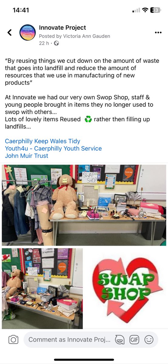 Our very own swop shop to reduce waste ♻️ &amp; reuse ♻️ items 

@ecoschoolfran