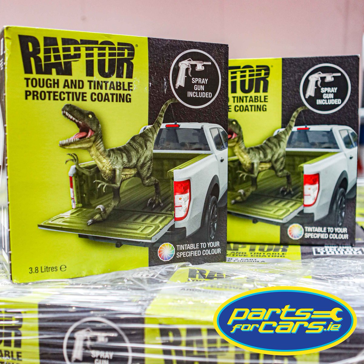 Raptor 3.8L Black &amp; Tintable Kits only €129.15 inc vat with a FREE Spray Gun!

Black: bit.ly/3IY23R0
Tintable: bit.ly/4asgLeO
☎️ Blanchardstown - 01 897 9777⁣⁣
☎️ Rathgar - 01 490 9550⁣⁣
☎️ Greenhills - 01 409 0880⁣⁣