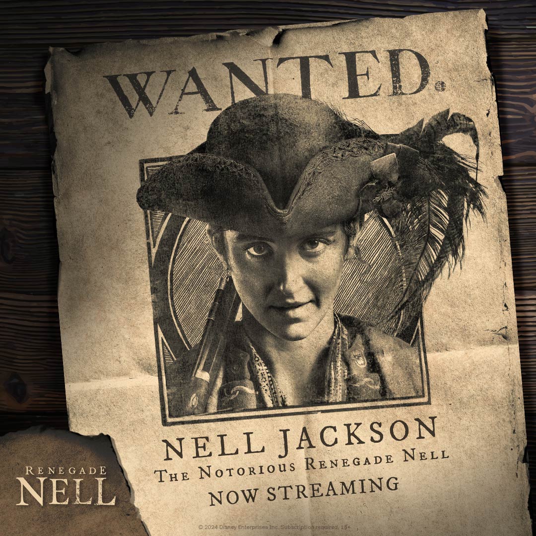 Have you seen Nell Jackson? #RenegadeNell, a new original series is now streaming on Disney+.