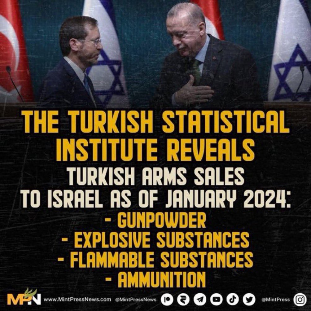 Two faced Erdogan supports Zionists.
#ErdoganArmsIsrael