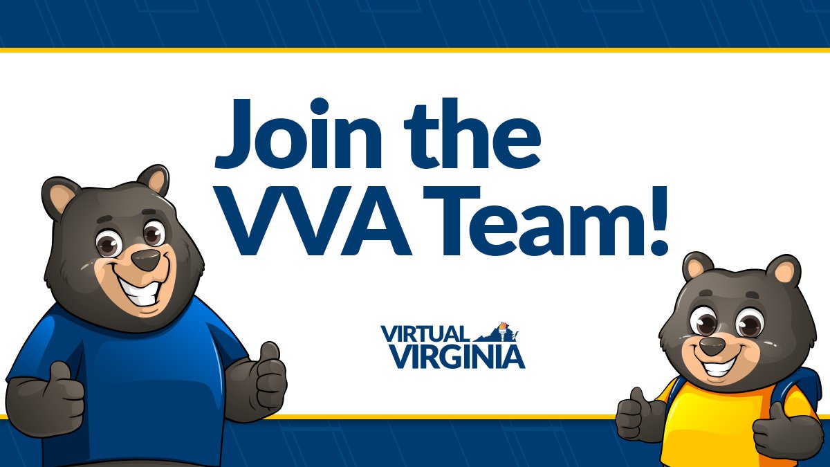 Interested in teaching online for VVA this summer? High-need areas include math, ASL, French, and Health & PE. Apply now! virtualvirginia.org/about/careers #teachingjobs #hiring #remotework #WFH