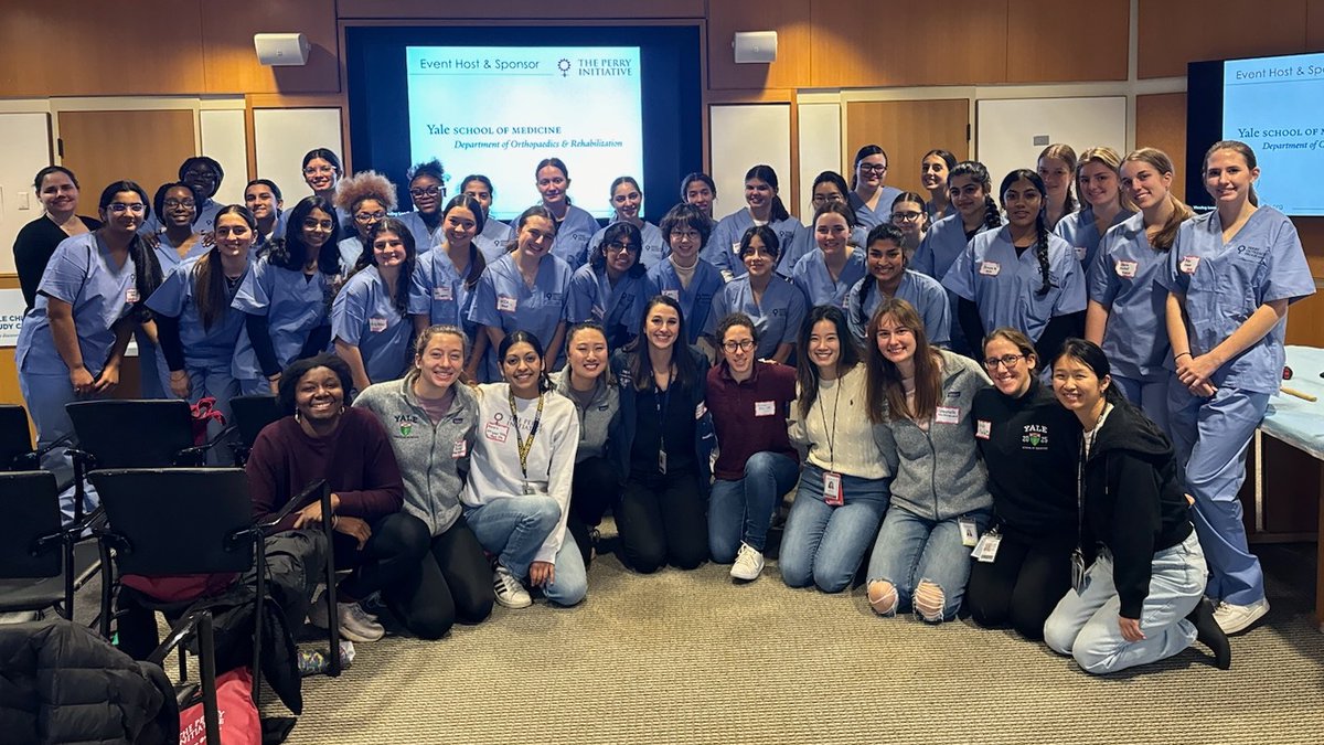Yale Department of Orthopaedics and Rehabilitation (@orthoatyale) on Twitter photo Earlier this month, <a href="/YaleMed/">Yale School of Medicine</a> hosted the @PerryInitiative, which was co-founded by Chair Lisa Lattanza, MD & Dr. Jenni Buckley to inspire young women to be leaders in orthopaedic surgery and engineering. Info and pics: tinyurl.com/yckmvnub
#OrthoTwitter #MedStudentTwitter #STEM Earlier this month, <a href="/YaleMed/">Yale School of Medicine</a> hosted the @PerryInitiative, which was co-founded by Chair Lisa Lattanza, MD & Dr. Jenni Buckley to inspire young women to be leaders in orthopaedic surgery and engineering. Info and pics: tinyurl.com/yckmvnub
#OrthoTwitter #MedStudentTwitter #STEM