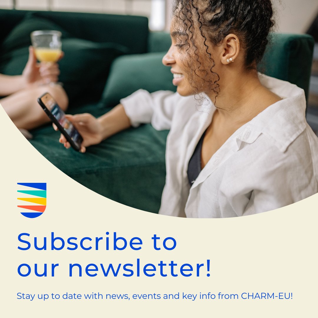 ✍️ Did you know that CHARM-EU has a newsletter? Keep up to date with everything you need to know from CHARM-EU straight to your inbox. Sign up here: bit.ly/3TtNkCk #CHARMEU #EuropeanUniversities #HigherEducation #Subscribe