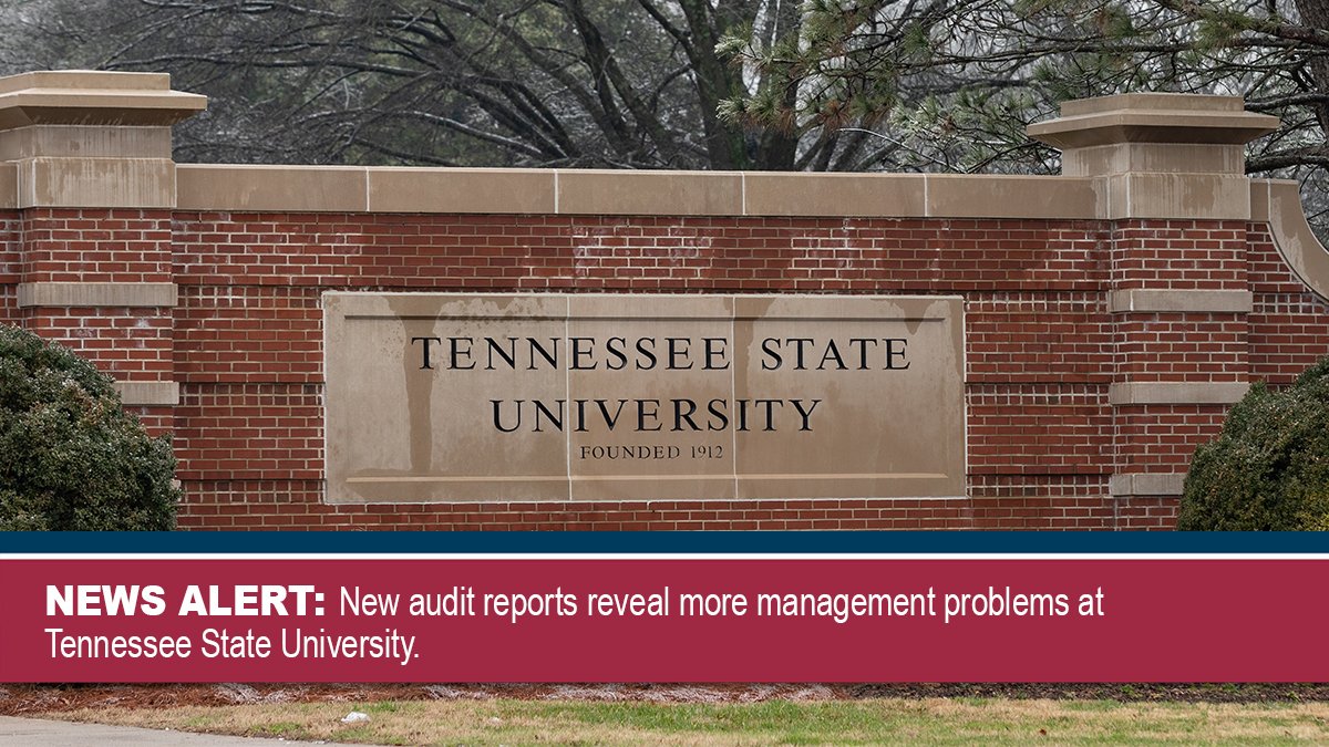 Multiple Audits Reveal Continued Management Shortcomings @TSUedu. Read more: comptroller.tn.gov/news/2024/3/28…