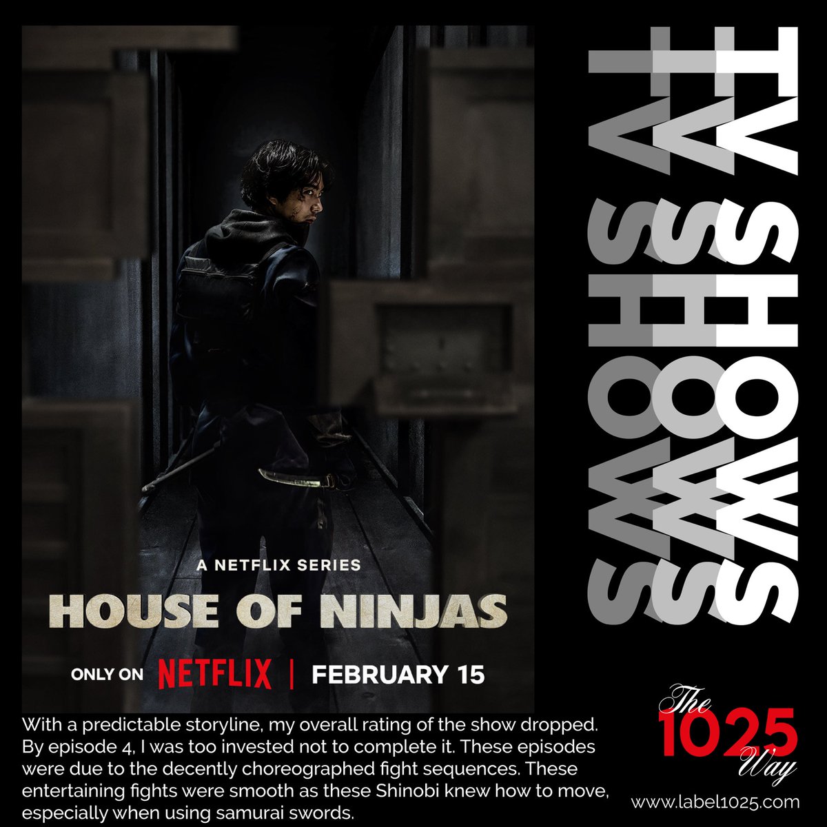 instagram.com/p/C5D3pS4I36e/…
—————————————————————
#Label1025 #HouseOfNinjas #KentoKaku #YosukeEguchi #TaeKimura #NobukoMiyamoto #action #adventure #drama #mystery #ninja #samurai #series #shinobi #thriller #tv #tvshow #TohoStudios #Netflix