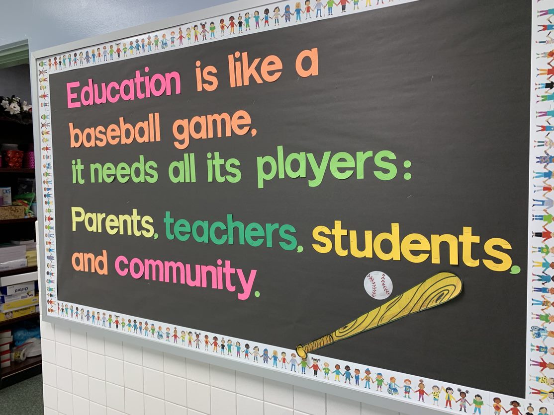 When everyone works together to support education - teachers, school staff, administrators, parents, students, and so many others - it's a win for the whole team! ⚾ #OpeningDay