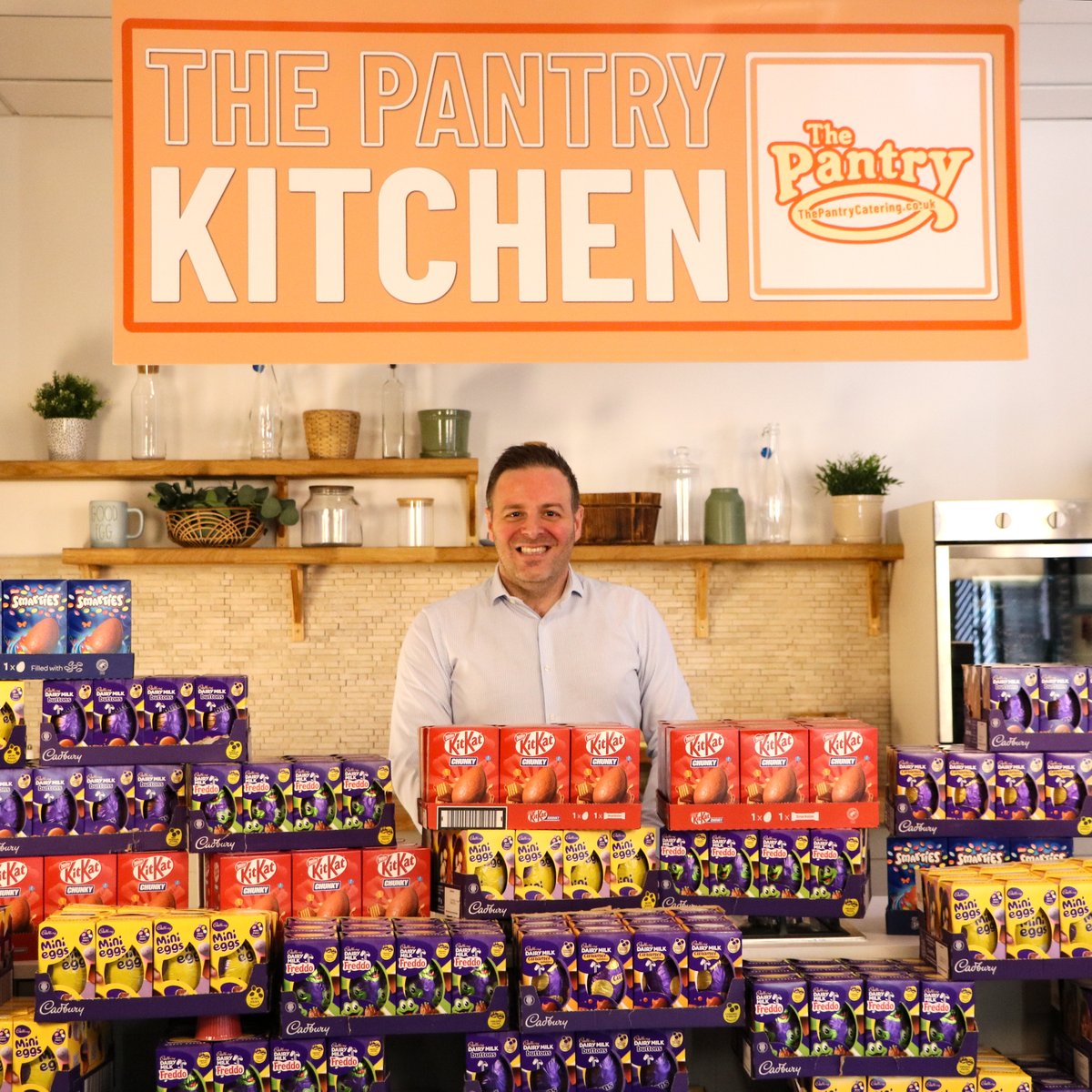 What an eggcellent display! 🐰🐣 Our Easter bunnies hopped around all our schools to deliver each Team Pantry staff member an Easter egg to enjoy over the bank holiday. #easter #eastereggs #EasterBunny #eastersunday #thepantry #eastertreats #bankholiday #EasterTraditions