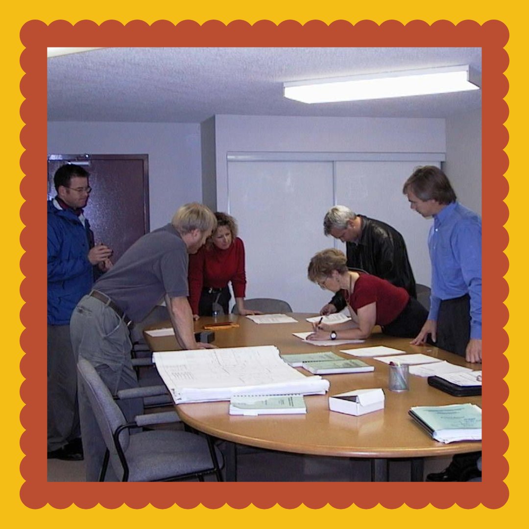 On this day in 1996… @Cahdco was formally incorporated. Cahdco is a sister company to CCOC with a mandate to increase affordable housing. Pictured is the signing of the deal for a development at Clarence Gate, Cahdco's first project.