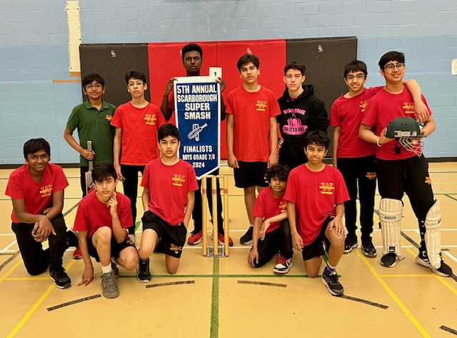 Woodbine Middle School TDSB (@woodbinems) on Twitter photo Congrats to our 7/8 Boys Indoor Cricket team for competing in the Scarborough Super Smash Indoor Tournament. Our boys finished in 2nd place, winning the Finalists banner! Well done boys! Coach Katyal! <a href="/tdsb/">Toronto District School Board</a> <a href="/LC2_TDSB/">Learning Centre 2</a> <a href="/Equity48/">Kurt McIntosh</a> <a href="/TDESAA_TDSB/">TDESAA Athletics</a> <a href="/SKatyal_TDSB/">Sunil Katyal</a> <a href="/HPE_TDSB/">HPE TDSB</a> <a href="/oscaschools/">Ontario Schools Cricket Association (OSCA)</a> Congrats to our 7/8 Boys Indoor Cricket team for competing in the Scarborough Super Smash Indoor Tournament. Our boys finished in 2nd place, winning the Finalists banner! Well done boys! Coach Katyal! <a href="/tdsb/">Toronto District School Board</a> <a href="/LC2_TDSB/">Learning Centre 2</a> <a href="/Equity48/">Kurt McIntosh</a> <a href="/TDESAA_TDSB/">TDESAA Athletics</a> <a href="/SKatyal_TDSB/">Sunil Katyal</a> <a href="/HPE_TDSB/">HPE TDSB</a> <a href="/oscaschools/">Ontario Schools Cricket Association (OSCA)</a>