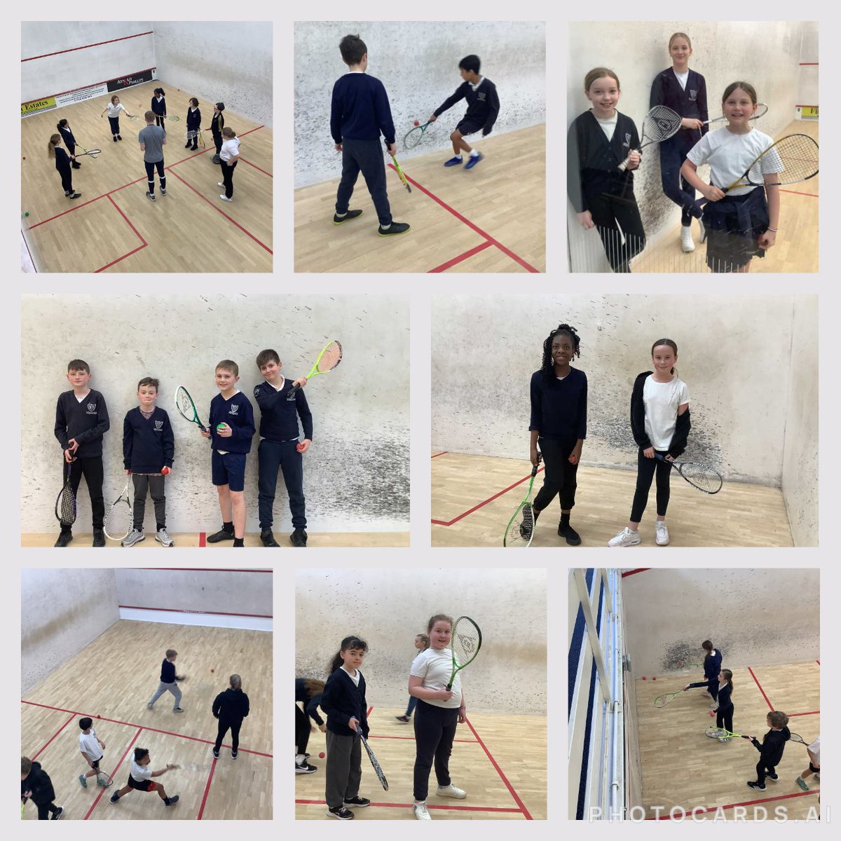 5C had a great morning in our final squash session at the S&B squash courts this morning! @Olol_sport @ololprimary_HT #MakeADifference