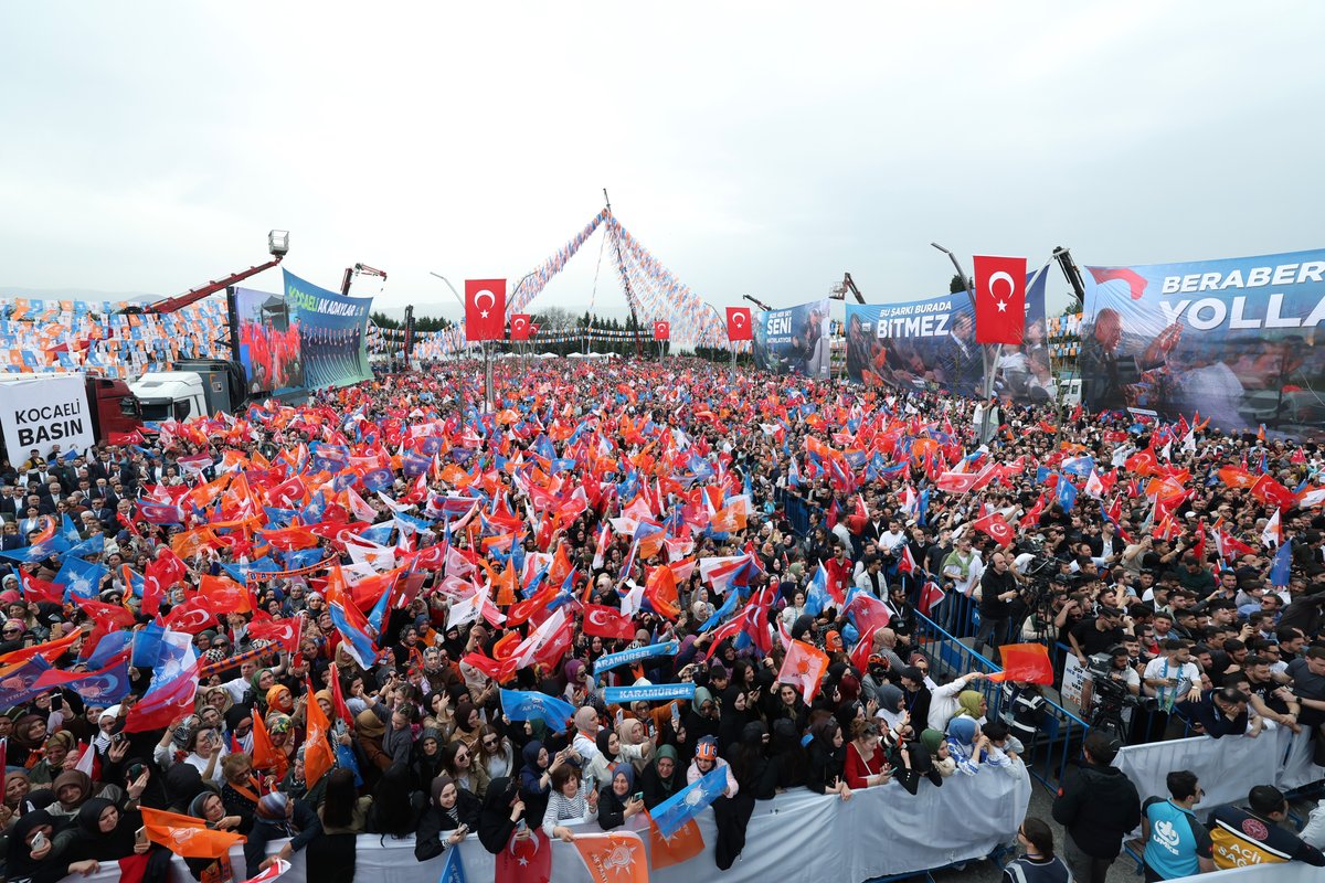 Şehitler bucağı, fetihler ocağı, Türkiye’nin iftihar tablosu Kocaeli… Teşekkürler Kocaeli! 🇹🇷