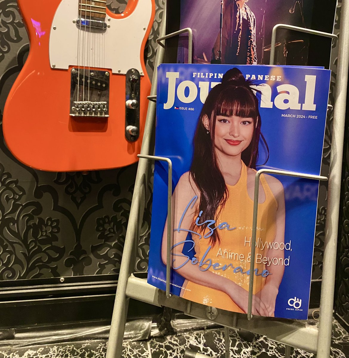 Our March 2024 issue, featuring Hollywood actress and Pinoy pride @lizasoberano on the cover, is here! Don’t forget to grab your free copy! 

#japan #AnimeAwards #lizasoberano #DnDPressJapan #filipinojapanesejournal #dineugeniophotography