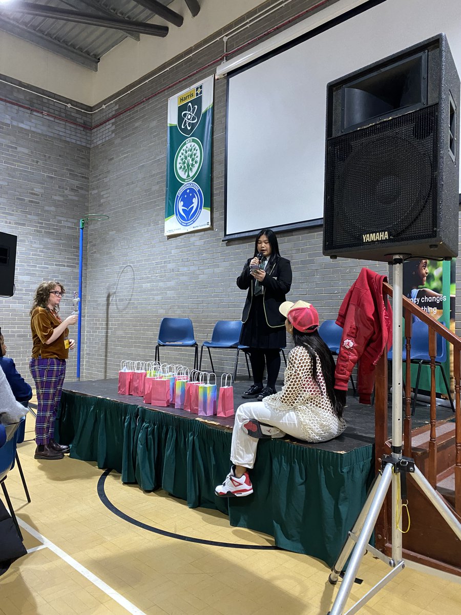 Some of our female students attended a panel discussion and Q+A from seven inspirational female leaders from a variety of industries. Louise in Y10 was braved to preform some of her poems in front of everyone. <a href="/HarrisFed/">Harris Federation</a>