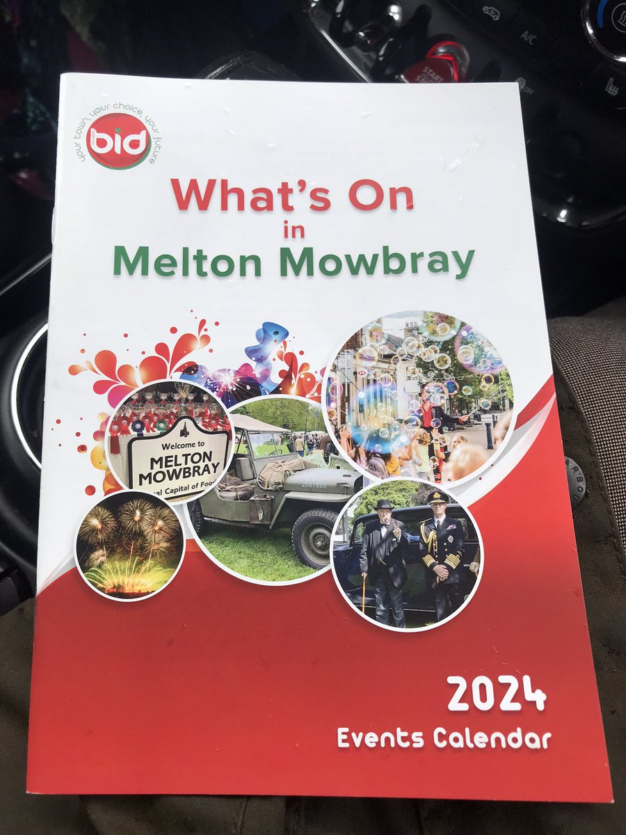 Great to pick up my copy of the @MeltonBid What’s On Guide. Looks like a funtastic summer ahead. Can’t wait!!