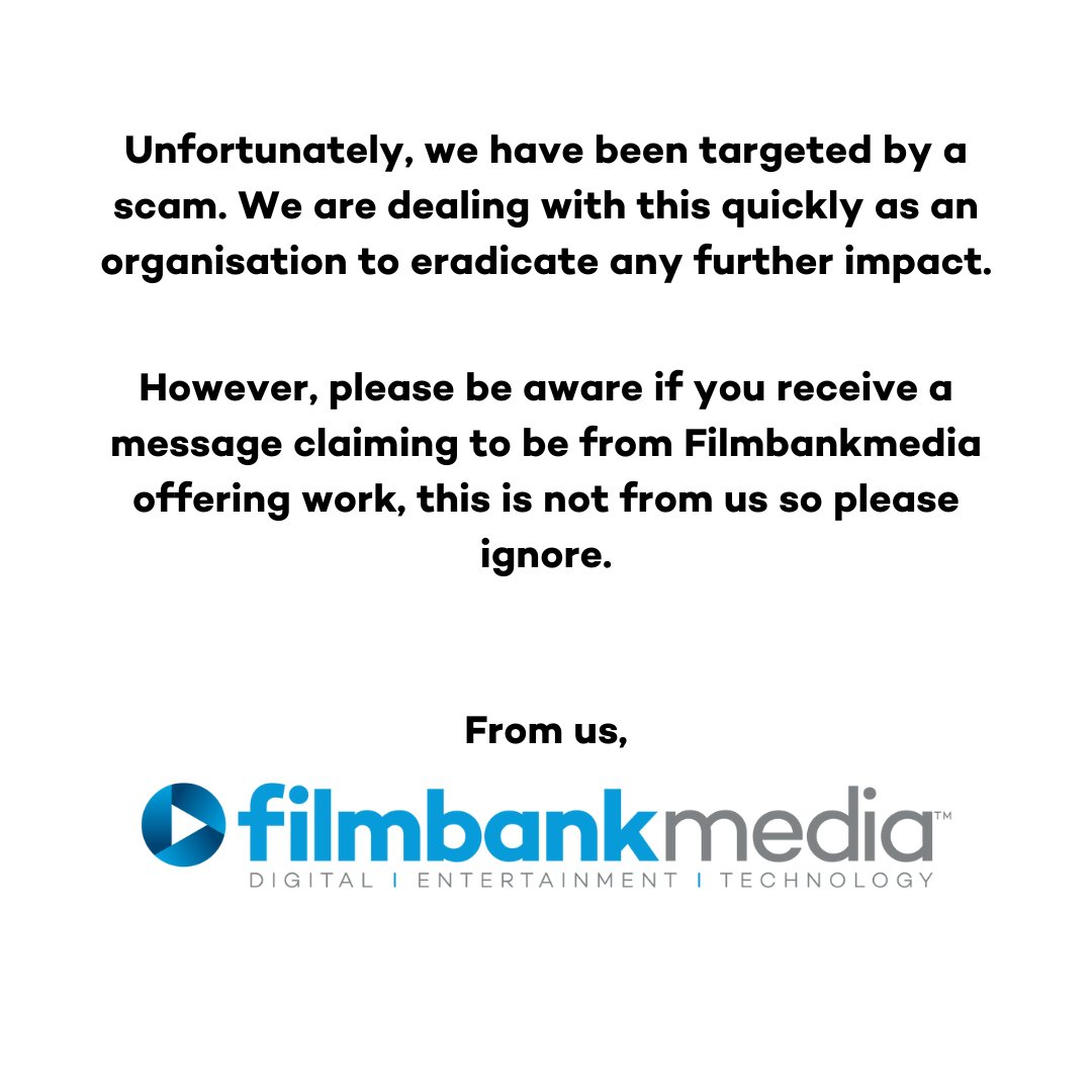 Please bear with us and have a lovely Easter break 🐣 From all the team at Filmbankmedia