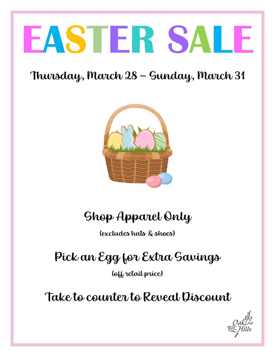 The Easter Sale you do not want to miss!