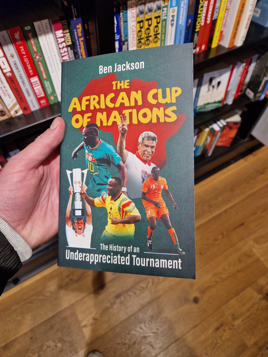 Surreal moment seeing my AFCON book 'in the wild' at Brighton Waterstones!