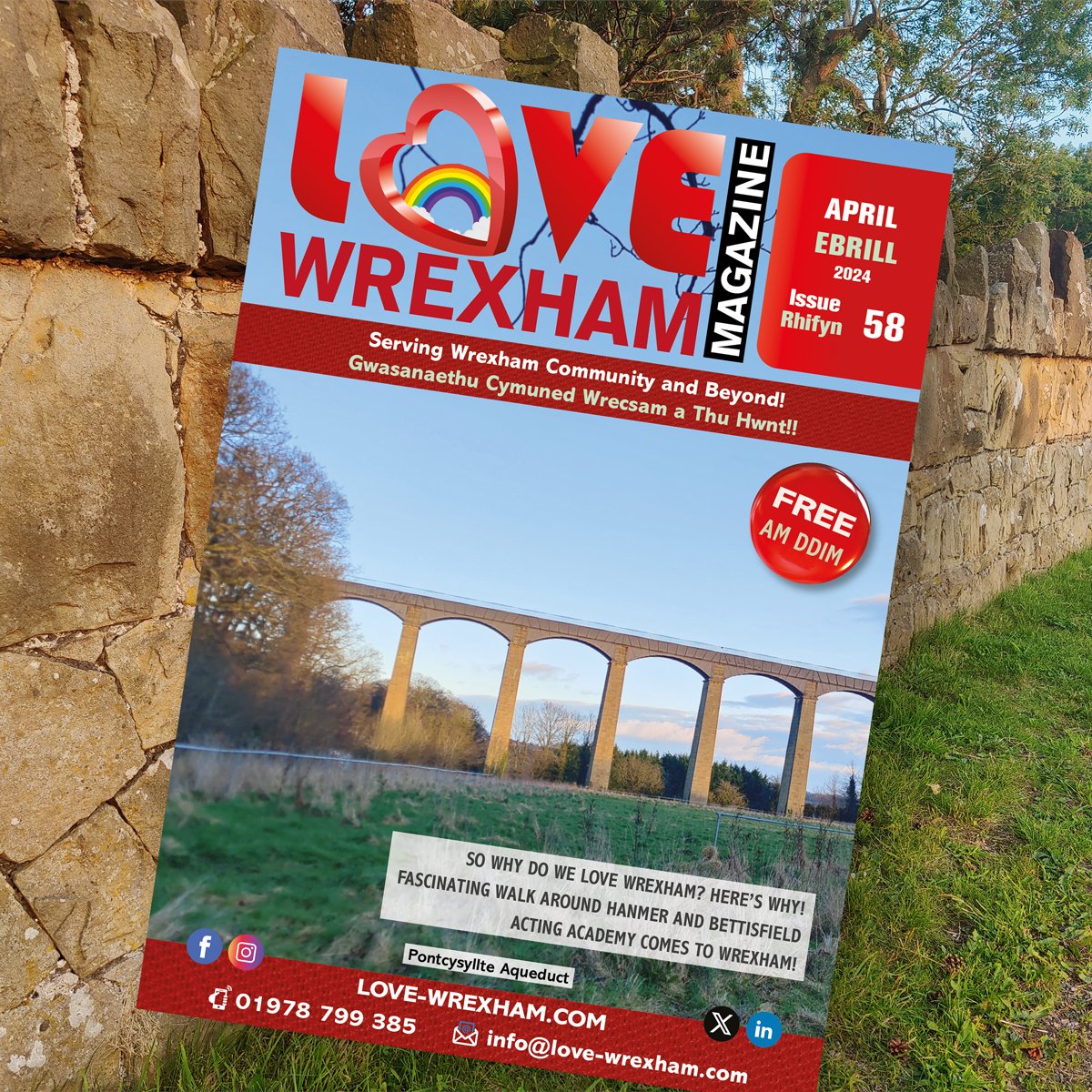 It's halfway through the month, have you read it yet? Also don't forget deadline day is today! Get in touch if you're interested in advertising❗ Have a look at our rate card: love-wrexham.com/advertising/ra… 💻📱 Read it here: love-wrexham.com/2024/04/01/lov… @northwalessocial @northwalescom