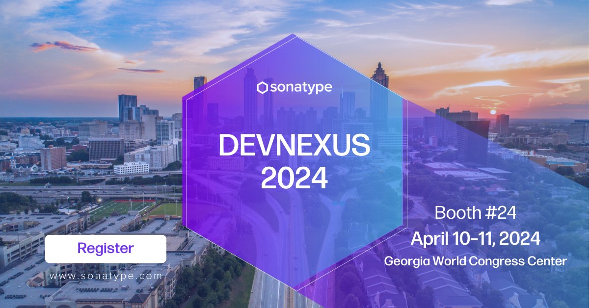sonatype's tweet image. Join us at @devnexus 2024, the longest-running Java conference in the world happening April 9th - 10th, 2024! 🚀
We’ve got an energized lineup for you throughout the entire event. Check it out here: bit.ly/43nDy9n 🎉
#Java #JavaSkills