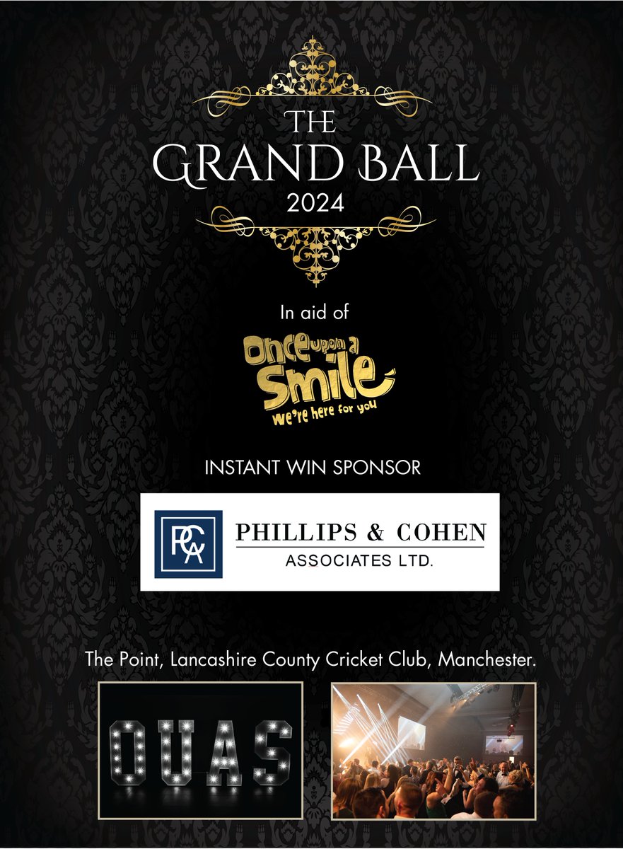We are delighted to announce our partners & sponsors for the Grand Ball 2024! This year we have the superb & wonderful @videcon_ltd & Roydon Group as our fabulous Headline Partners. And our sponsors, the stylish @marcdarcysuits & the brilliant Phillips & Cohen. Thank you🧡