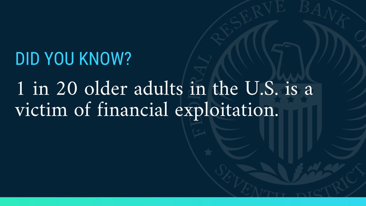 Did you know 1 in 20 older adults in the U.S. is a victim of financial exploitation, according to @waynestate's Older Adult Nest Egg? Learn more about what’s being done to prevent fraud and scams of older individuals at our 4/3 virtual event. bit.ly/43w9WGM