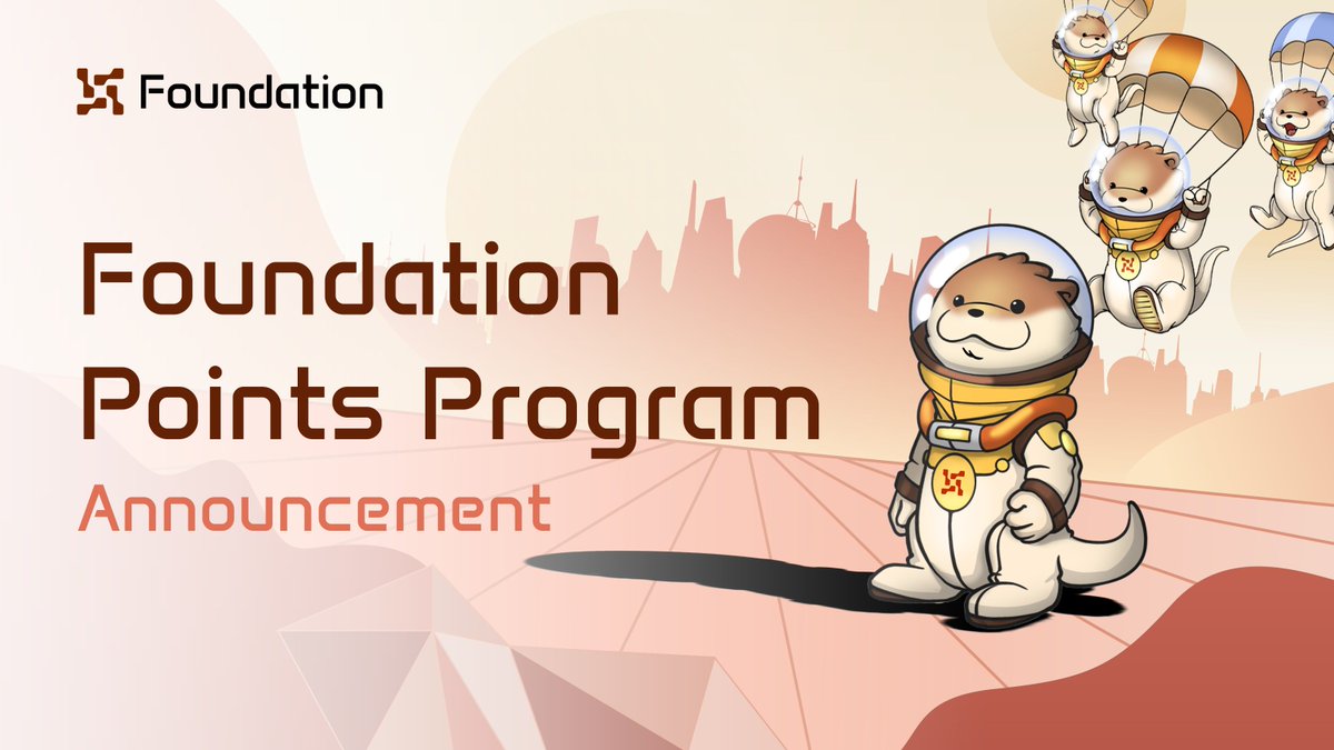 We are excited to introduce the Foundation Points program to heat the party. Foundation Points Program is designed for users to immerse themselves in the Foundation ecosystem. As you complete each quest, you’ll earn Foundation Points. Join us at this party to learn what…