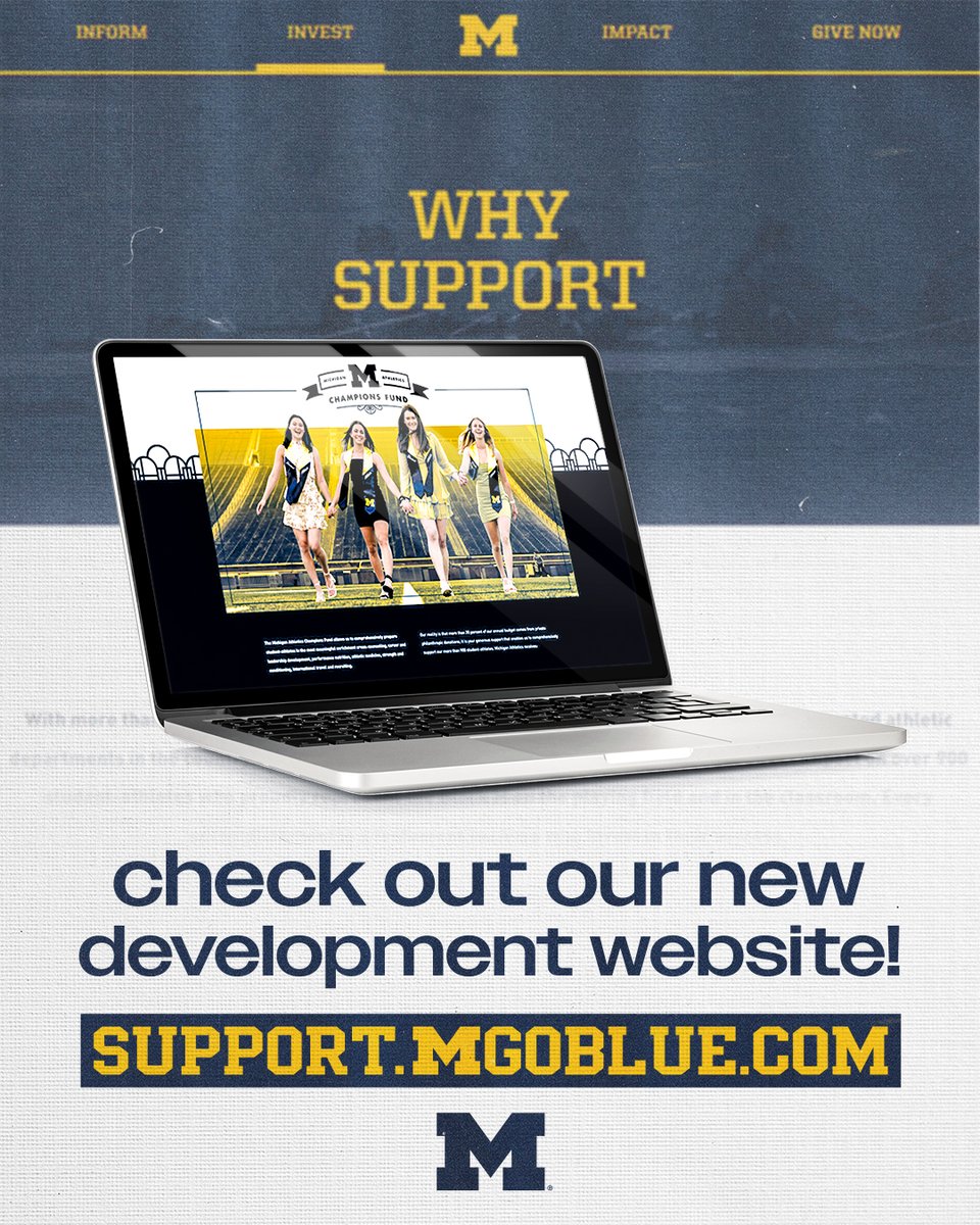 Do you love Michigan Athletics? Are you interested in supporting our student-athletes, on and off the field? Ever wonder what it’s like to experience a game from the suites? Check out the new Support.MGoBlue.com website!