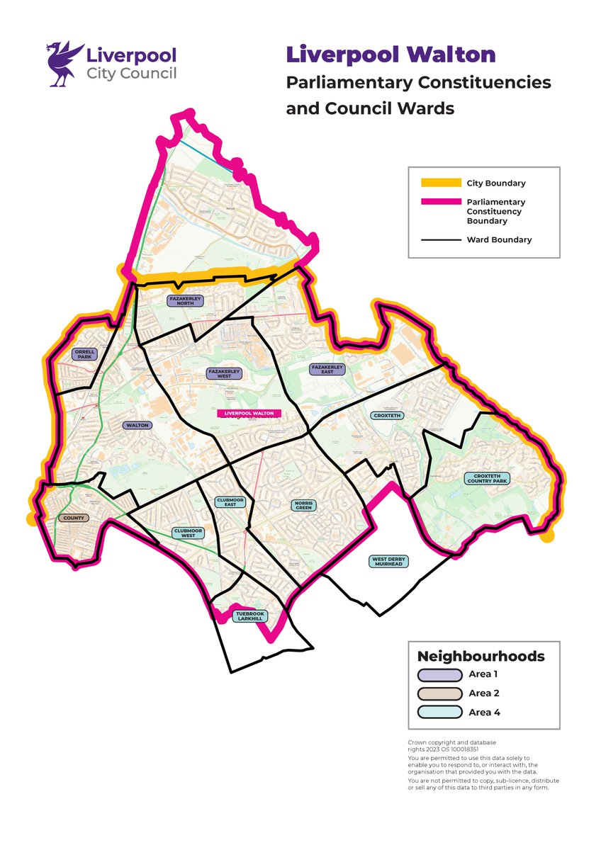 Due to constituency and ward boundary changes, #LiverpoolWalton will look like this after the next General Election. ⬇️