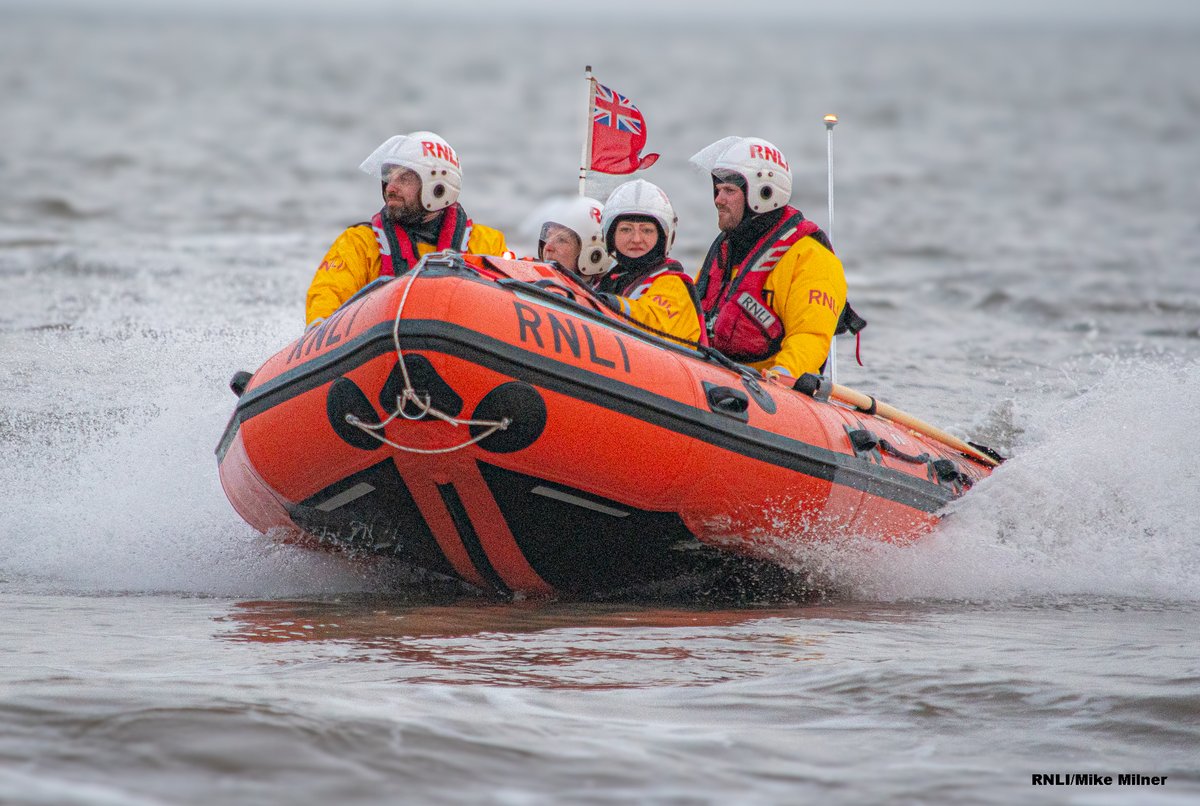 Bridlington's inshore lifeboat 'Ernie Wellings' will be launching on exercise tomorrow evening at approximately 5:45pm (Thursday 11 April 2024). subject to operational requirements. #rnli200 #onecrew #SavingLivesAtSea #charity #Lifeboats #dclass