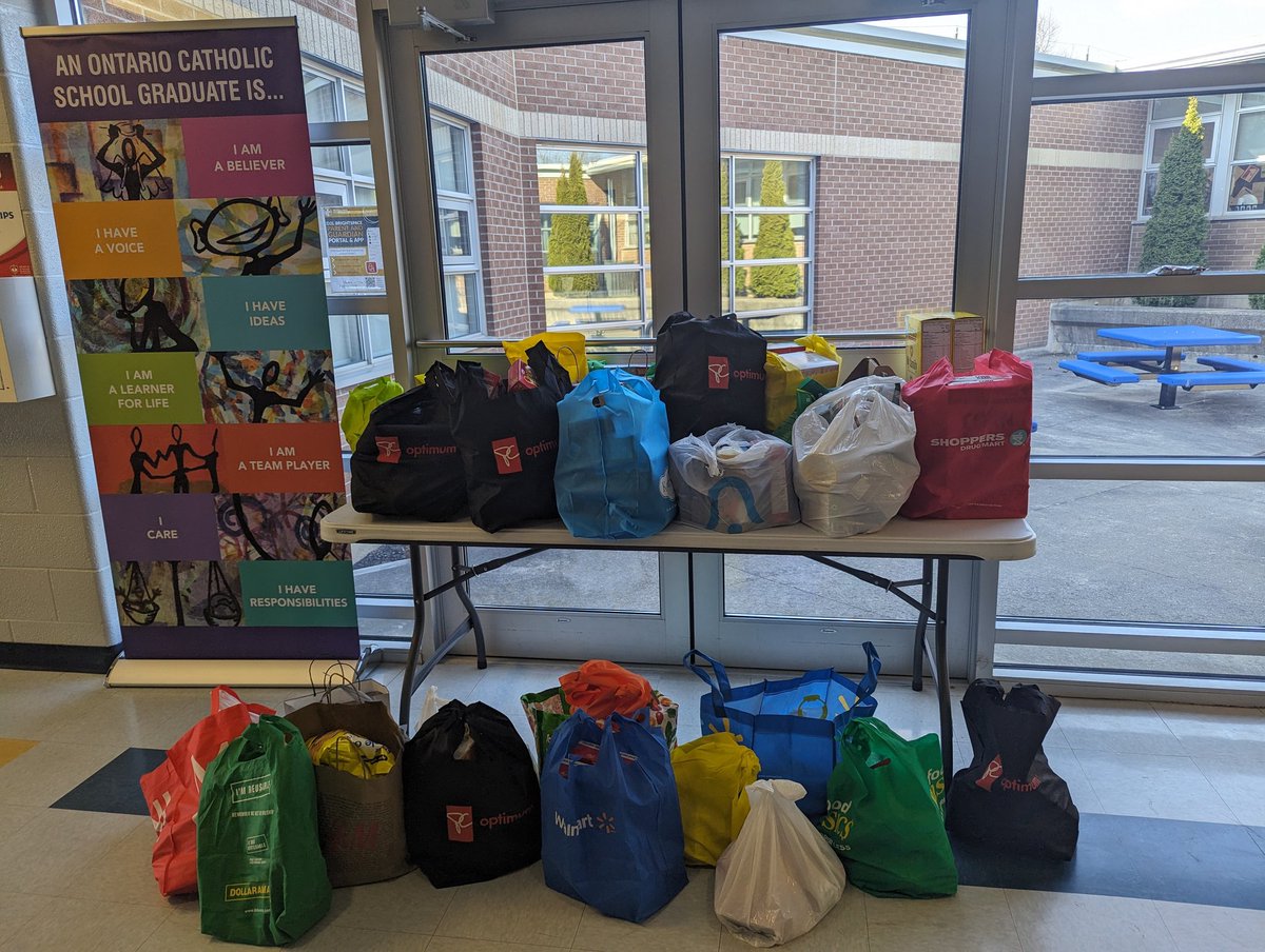Thank you Fatima community for all your support for the Easter Food Drive!  The people in our community will be very grateful!