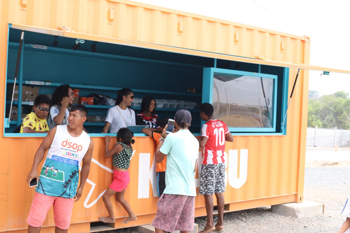 Flexport.org was honored to partner with @KLABUofficial on their clubhouse for the Waraotuma a Tuaranoko refugee center in Boa Vista. Learn more about the clubhouse and how Flexport.org supported transport of the clubhouse container: flx.to/klabu
