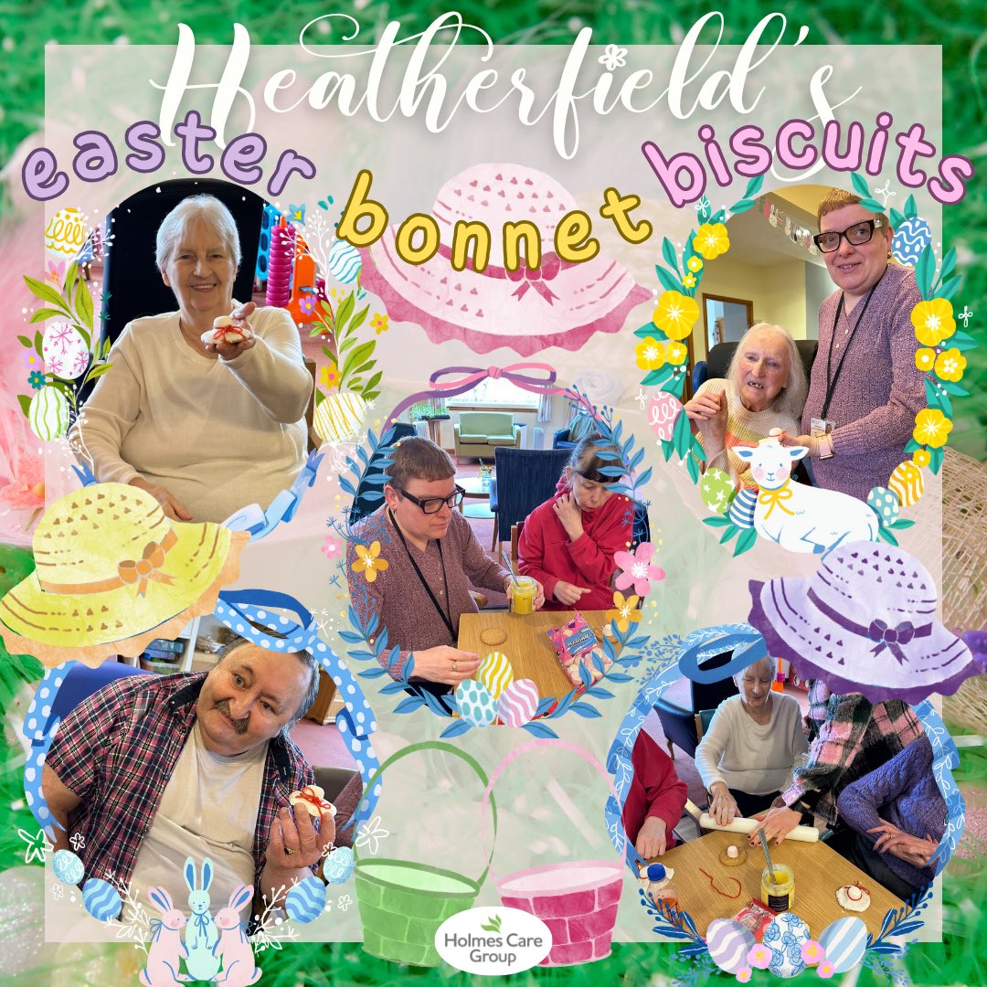 Heatherfield’s residents enjoyed making Easter bonnet biscuits! 🐣👒 Heatherfield Care Home #CareHomeActivities #carehomesuk #socialcare #nursinghome #easter #eastersunday #easter2024
