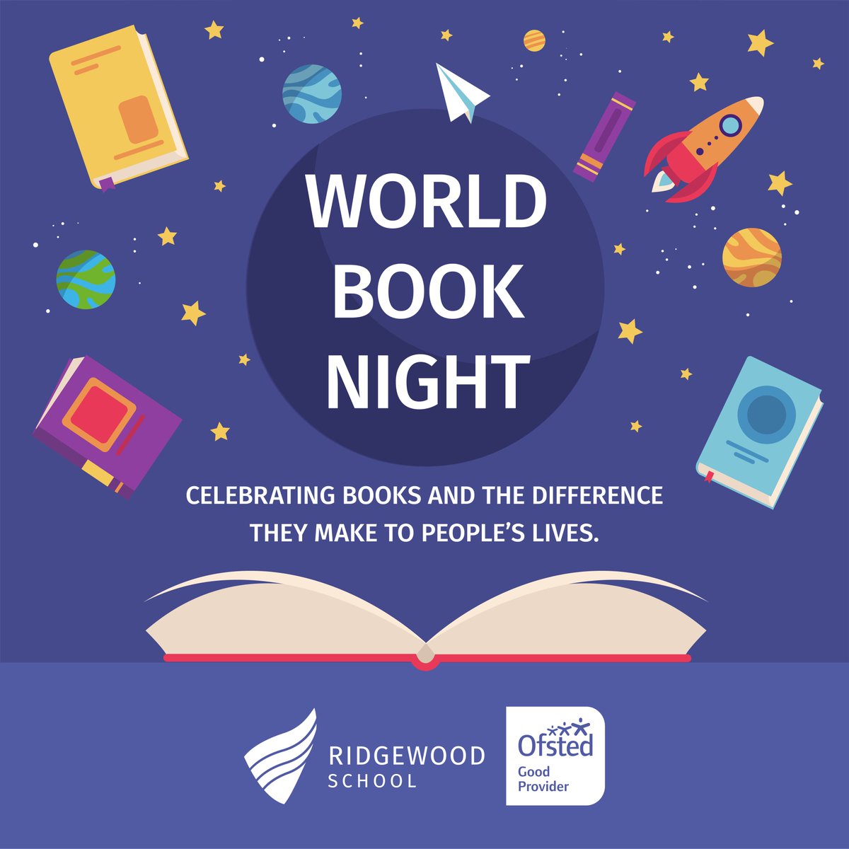 It’s #WorldBookNight tonight! We hope our students will join in by reading a book during the #ReadingHour at 7-8pm. It’s a great chance to relax with a book, discover a new read or celebrate an old favourite – whether you read regularly or not! worldbooknight.org