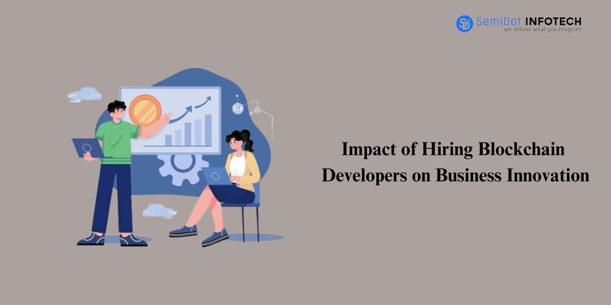 DotSemi's tweet image. Impact of Hiring Blockchain Developers on Business Innovation
Empower innovation with Blockchain Developers: streamline, secure, unlock possibilities."
Read More:tinyurl.com/mr42kpht
#hireblockchaindeveloper #appdevelopmentcompany #blockchaindevelopment