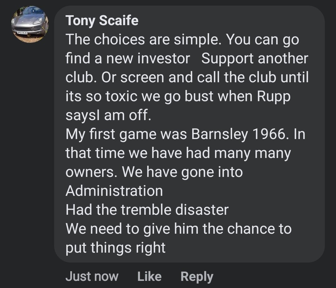 Didn't realise its the fans role to find a new investor 🥱

#bcafc #sparksout #ruppout