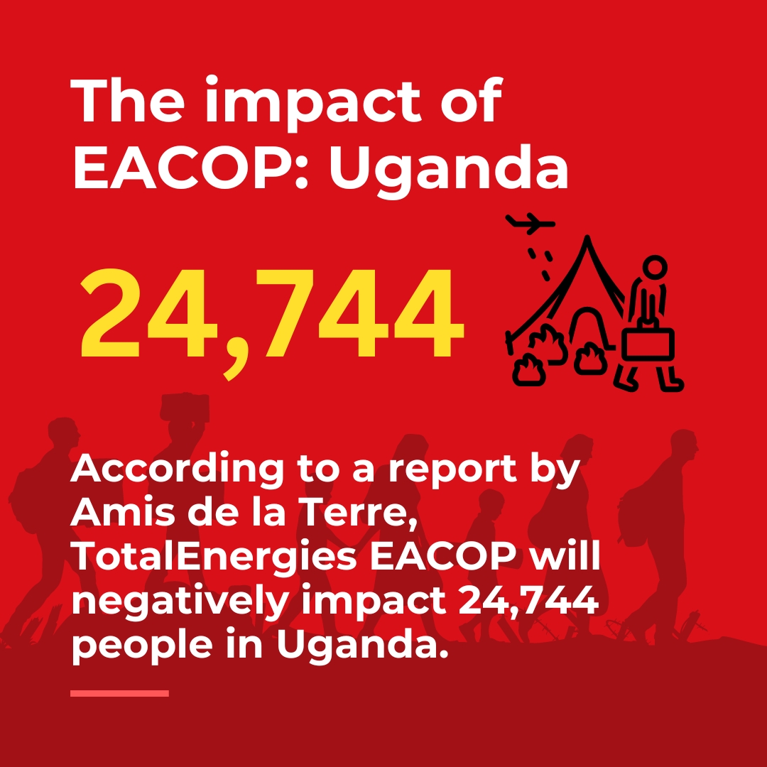 DontGasAfrica's tweet photo. Undeterred by the multitudes whose lives hang in the balance, TotalEnergies clings with covetousness to the monstrous EACOP project!  A blatant case of "mammon" prevailing over man. A tactic Total has long employed to appease the insatiable appetite of its shareholders! https://t.co/DX5ZnPmJdd
