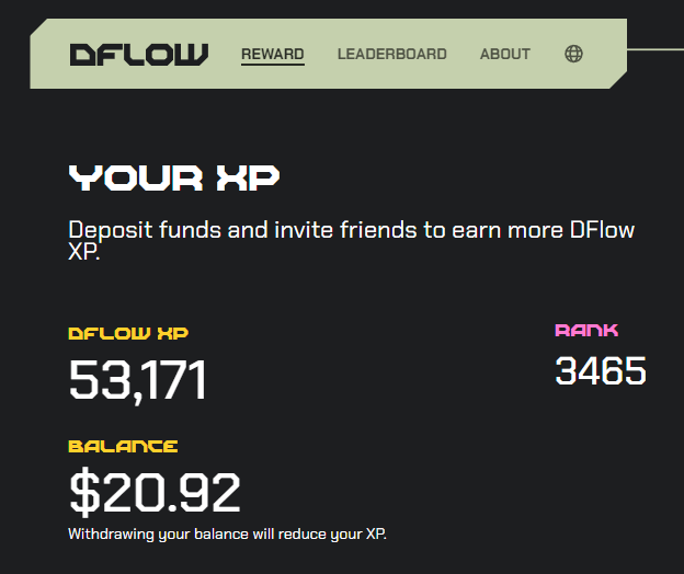 AirdropBAYC's tweet image. DFLOW invite code : XUVH59
Code dflow for juggernauts: EPN39M

Daily XP is live now

🔥Accrue $DFlow XP daily when you pre-fund your account If you have not joined Airdrop yet, then some invite code.
#DFlowcodes #dflow