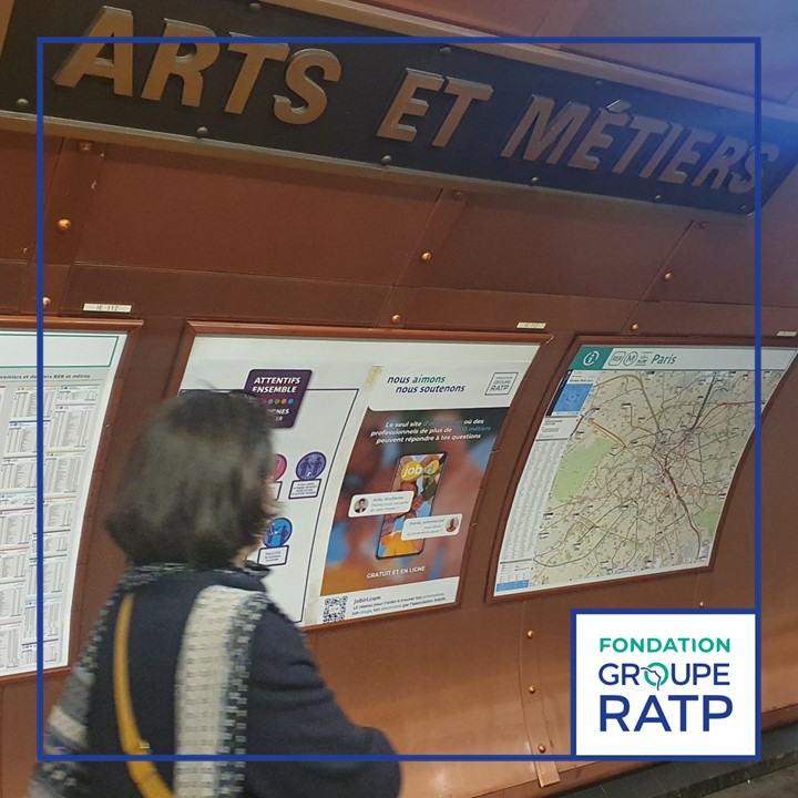 [#InsertionPro] L'association @JobIRL a bénéficié d’une campagne d’affichage d’une semaine dans les stations de #métro et #RER de la #RATP afin de faire connaitre son programme « E-Mentorat » auprès des voyageurs, futurs mentors ou bénéficiaires de l’association. 🚇🌟