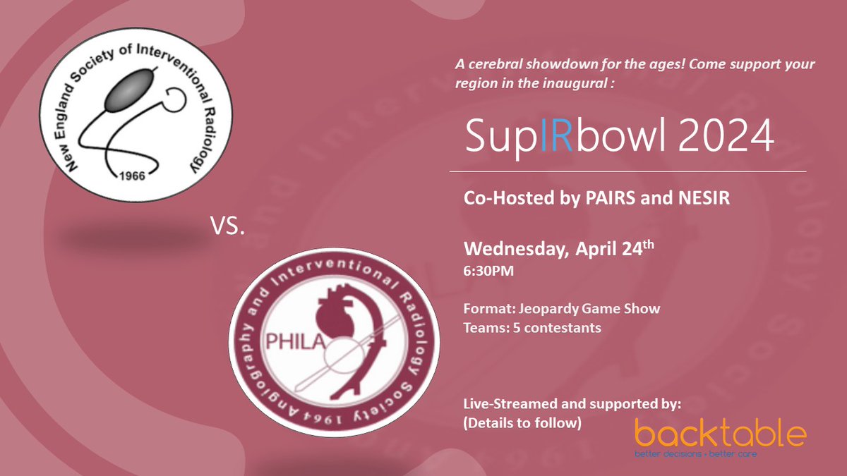 Hope everyone had a great time at #SIR24SLC.  We are excited to announce our next meeting as a joint meeting with <a href="/NESIR1966/">NESIR</a>. 

The lines in the sand are drawn, and a battle of wit will take place between Philly and New England, a super bowl rematch NOT TO MISS! (details in 🧵)
