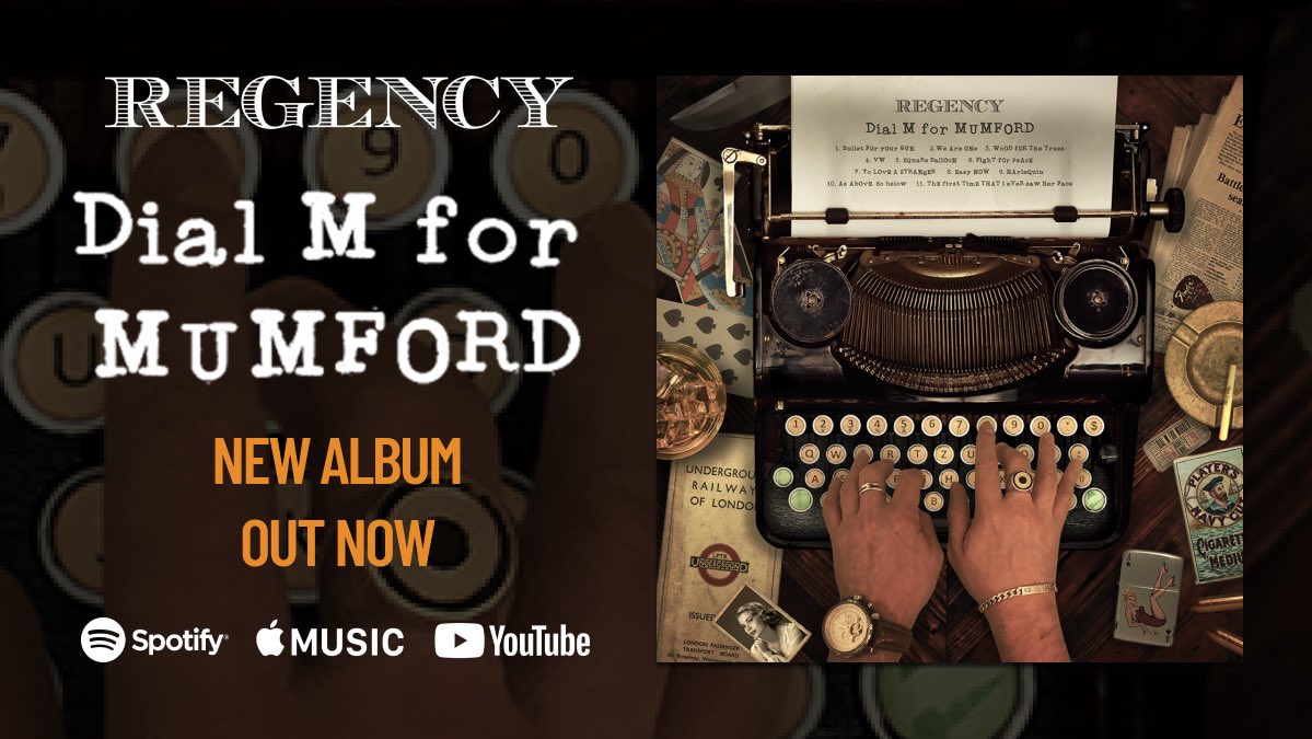 Yes ladies & gents!!💃🕺🏻🪩 My band REGENCY have a new album out TODAY!!! 💥🎸💥🎵💥🎹💥🍺💥 Our 2nd album called ‘Dial M for Mumford’ linktr.ee/regency.music ⬅️ (My surname is Mumford)😆 Available to stream now on the link above ⬆️ Hope you enjoy it!! 😃🙏💥🎸💥🎹💥🍺💥