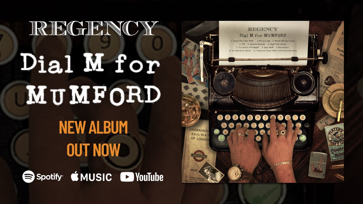 Yes ladies &amp; gents!!💃🕺🏻🪩 
My band REGENCY have a new album out TODAY!!! 
💥🎸💥🎵💥🎹💥🍺💥

Our 2nd album called 
‘Dial M for Mumford’ 
linktr.ee/regency.music ⬅️

(My surname is Mumford)😆 

Available to stream now on the link above ⬆️ 
Hope you enjoy it!! 
😃🙏💥🎸💥🎹💥🍺💥