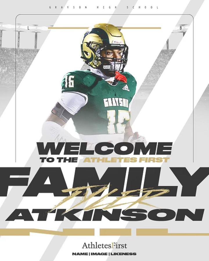 Tyler Atkinson (@tyler16atkinson) on Twitter photo ‼️Family Ties‼️
I'm excited to join <a href="/AthletesFirst/">Athletes First</a> 💯
#A1Family #AtkNup
<a href="/DavidMulugheta/">David Mulugheta</a> <a href="/CoachVick1911/">Victor Atkinson</a>
<a href="/RezaHesam_/">Reza Hesam</a> <a href="/On3NIL/">On3 NIL</a> <a href="/sudu_tv/">Sudu</a> <a href="/Hayesfawcett3/">Hayes Fawcett</a> <a href="/ChadSimmons_/">ChadSimmons</a> <a href="/adamgorney/">Adam Gorney</a> @SWiltfong247 <a href="/GDPsports/">Gwinnett Daily Post</a> <a href="/ajc/">Atlanta Journal-Constitution</a> <a href="/RecruitGeorgia/">Recruit Georgia</a> <a href="/ShannonTerry/">Shannon Terry</a> <a href="/jeffsentell/">Jeff Sentell</a> <a href="/JeremyO_Johnson/">Jeremy Johnson</a> <a href="/Zack_Poff_MP/">Zack Poff</a> ‼️Family Ties‼️
I'm excited to join <a href="/AthletesFirst/">Athletes First</a> 💯
#A1Family #AtkNup
<a href="/DavidMulugheta/">David Mulugheta</a> <a href="/CoachVick1911/">Victor Atkinson</a>
<a href="/RezaHesam_/">Reza Hesam</a> <a href="/On3NIL/">On3 NIL</a> <a href="/sudu_tv/">Sudu</a> <a href="/Hayesfawcett3/">Hayes Fawcett</a> <a href="/ChadSimmons_/">ChadSimmons</a> <a href="/adamgorney/">Adam Gorney</a> @SWiltfong247 <a href="/GDPsports/">Gwinnett Daily Post</a> <a href="/ajc/">Atlanta Journal-Constitution</a> <a href="/RecruitGeorgia/">Recruit Georgia</a> <a href="/ShannonTerry/">Shannon Terry</a> <a href="/jeffsentell/">Jeff Sentell</a> <a href="/JeremyO_Johnson/">Jeremy Johnson</a> <a href="/Zack_Poff_MP/">Zack Poff</a>