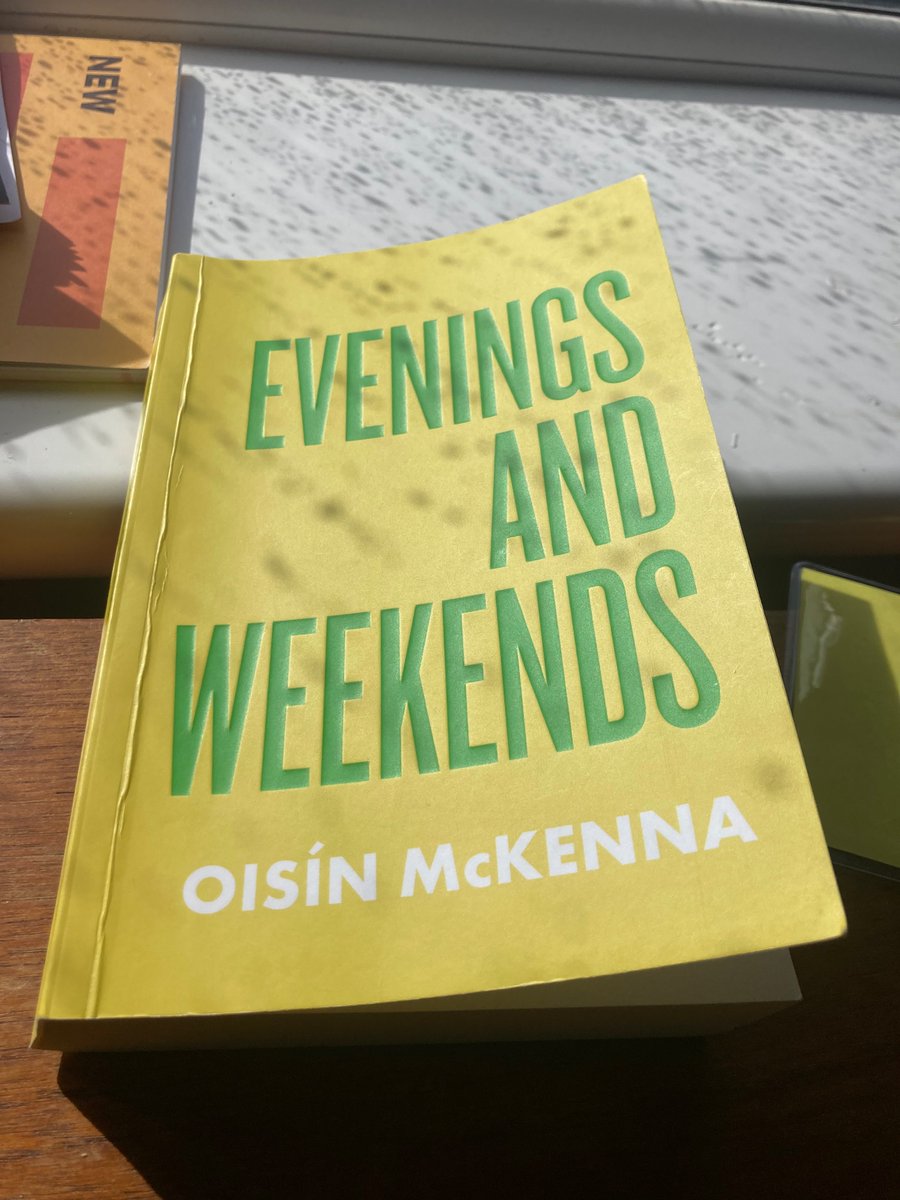 absolutely demolished @ois_mck’s Evenings and Weekends. Gorgeous and hard - treats characters with a James Baldwin-like unfettered honesty + love, could have spent a whole other weekend entangled in their London. Out 9th May - preorder: bit.ly/3xgSdaw